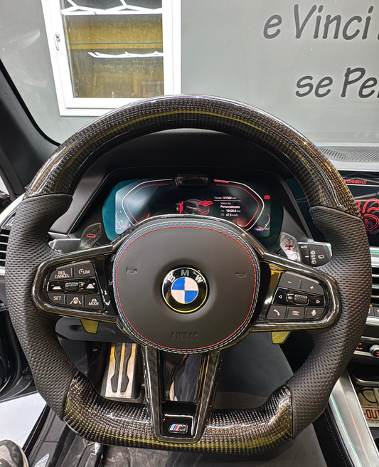 Volante BMW Serie F/G con inserti in CARBONIO - LEGGERE DESCRIZIONE